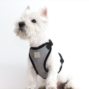 Scottish dog harness for small to large dogs, tartan dog harness for Christmas dog gift, plaid dog harness, soft dog harness