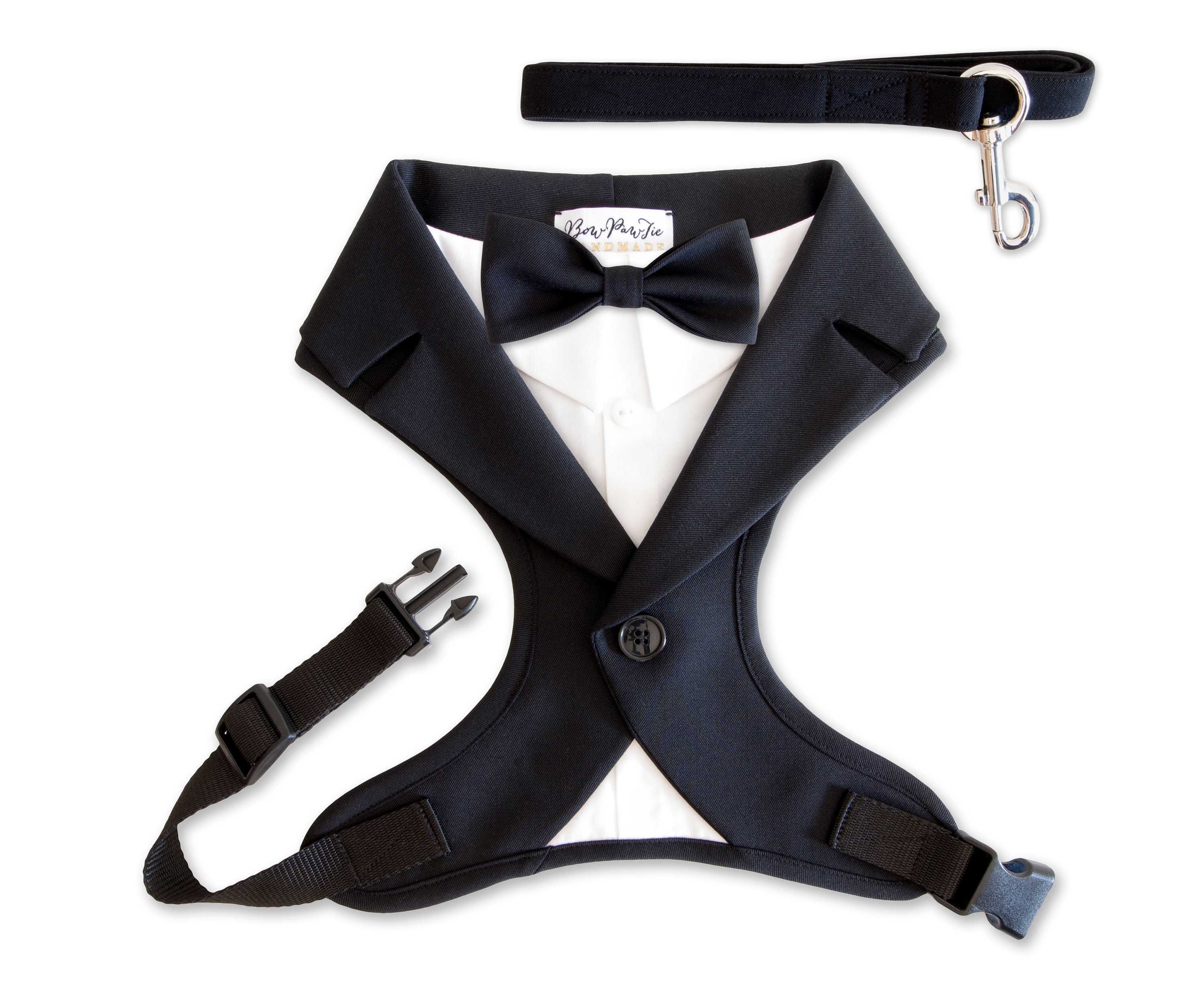 Dog Tuxedo wedding harness and leash set dog formal attire Etsy