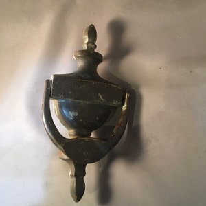 Vintage brass  door knocker