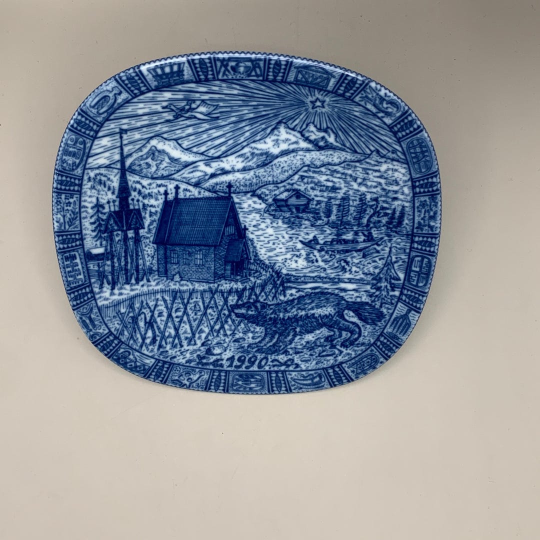 Swedish Rörstrand Christmas (julen) Plates 1990-1995/porcelain/sold by ...