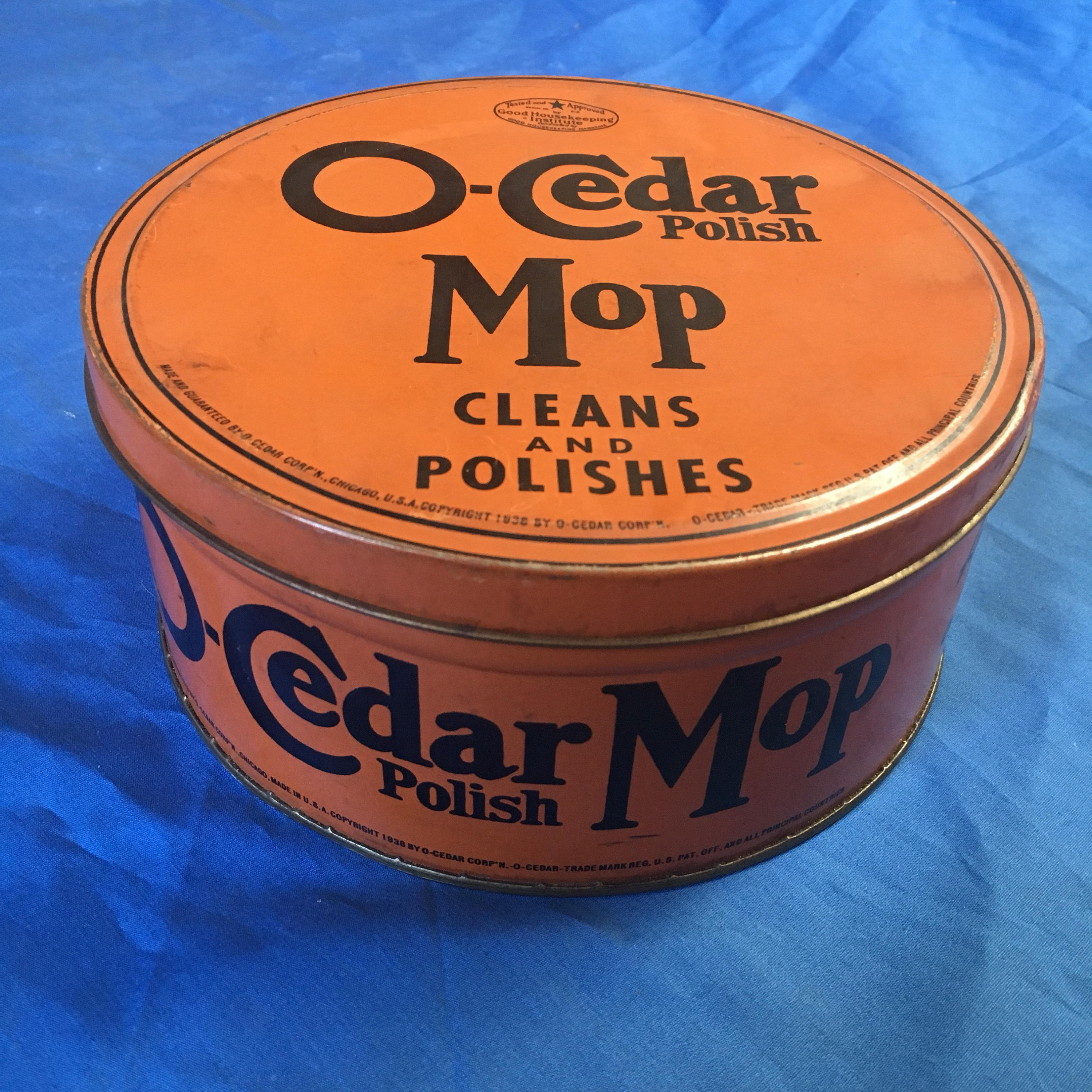 Ocedar Polish Mop With Original Tin Etsy
