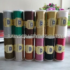 DMC Diamant Metallic Embroidery Thread Art. 380 image 1