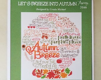 Imaginating Leaflet Pattern, Ursula Michael Design, Let's Breeze Into Autumn, Hardcopy Only