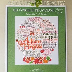 Imaginating Leaflet Pattern, Ursula Michael Design, Let's Breeze Into Autumn, Hardcopy Only image 1