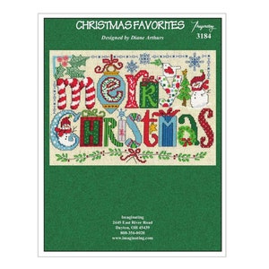 Imaginating Leaflet Cross Stitch Pattern, Diane Arthurs Design, Christmas Favorites, Hardcopy Only image 3