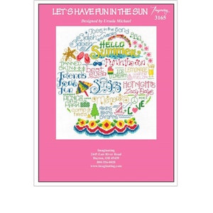 Imaginating Leaflet Pattern, Ursula Michael Design, Let's Have Fun In The Sun, Hardcopy Only image 3