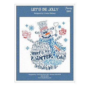 Imaginating Leaflet Cross Stitch Pattern, Ursula Michael Design, Let's Be Jolly, Hardcopy Only image 3