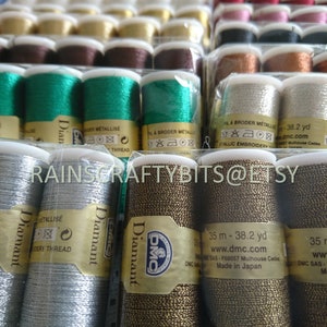 DMC Diamant Metallic Embroidery Thread Art. 380 image 6