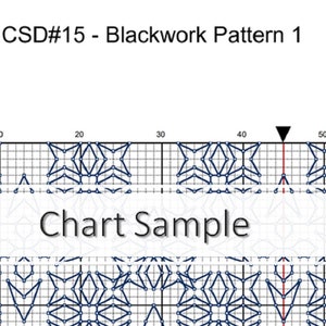 Blackwork Embroidery PDF Pattern 5, Mindless Stitching, Monochrome Art, Modern Fibre Art, Digital Files, Instant Download Only image 3