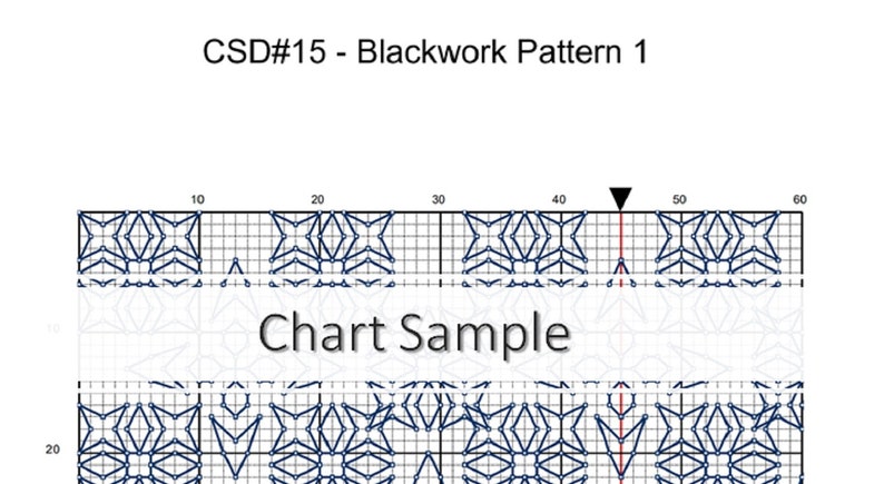 Blackwork Embroidery PDF Pattern 5, Mindless Stitching, Monochrome Art, Modern Fibre Art, Digital Files, Instant Download Only image 3