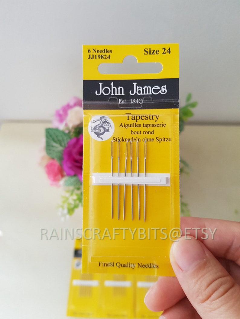 John James Tapestry Needle Size 24 / 26 / 28 image 6