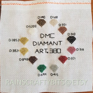 DMC Diamant Metallic Embroidery Thread Art. 380 image 7