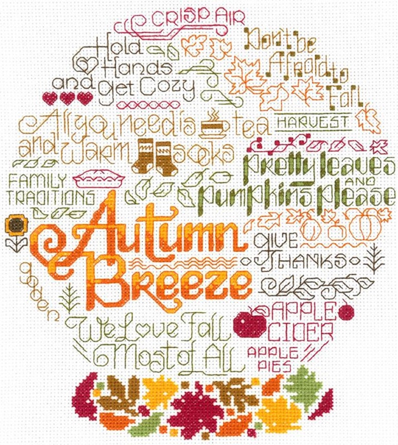 Imaginating Leaflet Pattern, Ursula Michael Design, Let's Breeze Into Autumn, Hardcopy Only image 4