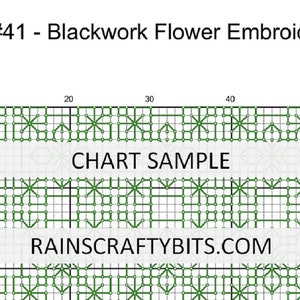 Blackwork Embroidery PDF Pattern 11, Mindless Stitching, Monochrome Art, Modern Fibre Art, Digital Files, Instant Download Only image 3