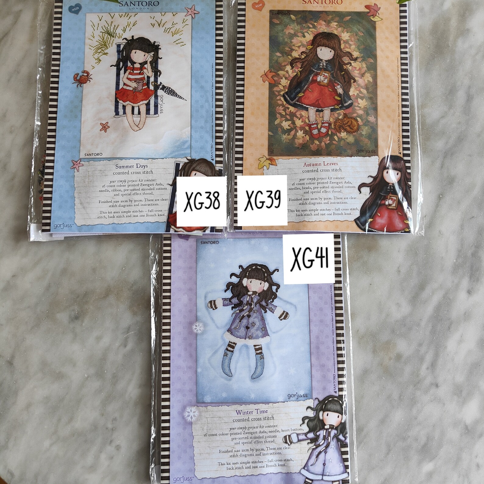 Bothy Threads Gorjuss Counted Cross Stitch Kits discontinued Etsy