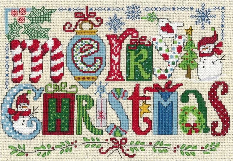 Imaginating Leaflet Cross Stitch Pattern, Diane Arthurs Design, Christmas Favorites, Hardcopy Only image 4