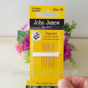 John James Tapestry Needle Size 24 / 26 / 28 26