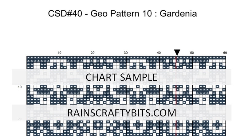 Geometric Cross Stitch Pattern, Repetitve Mindless Stitching, Modern Fibre Art, Digital Files, Instant Download Only image 3