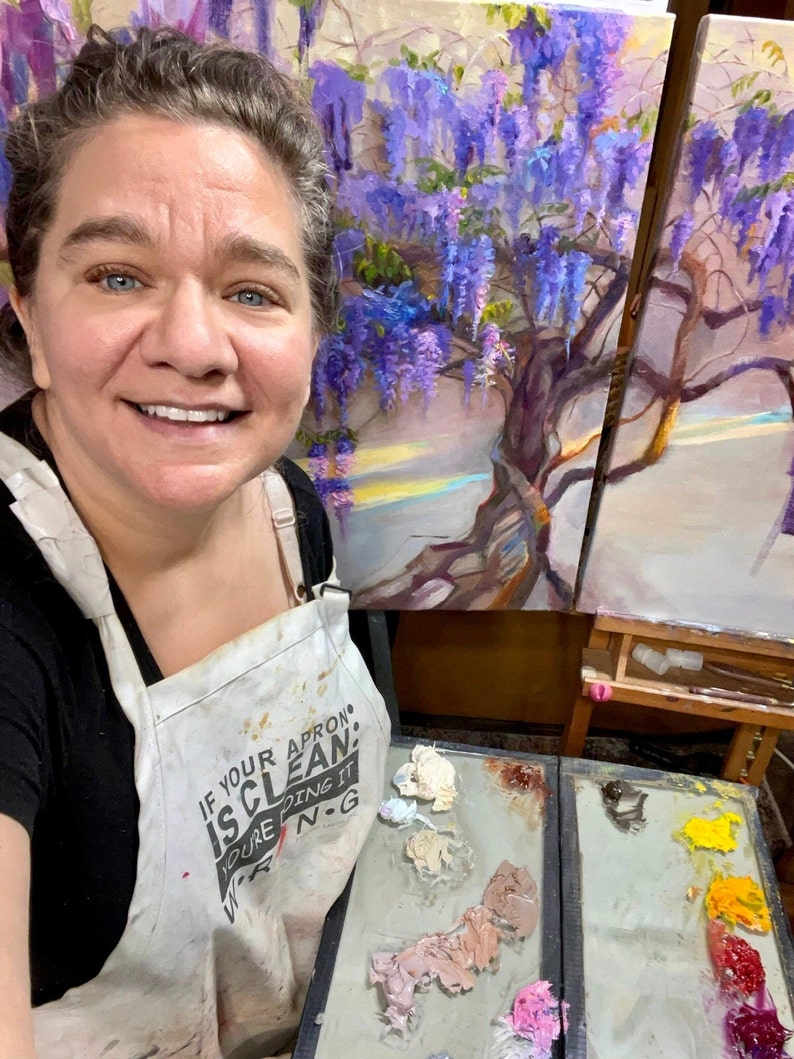 Wisteria Tree of Life Wall Art Decor Set of Two Flower Gift Etsy