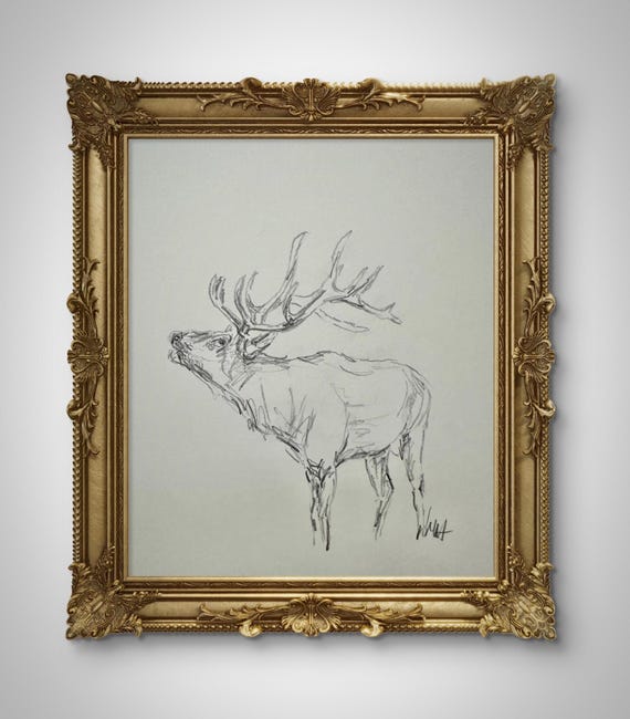 Original ELK Digital Print