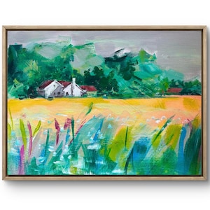 Original LANDSCAPE FARM Digital Print