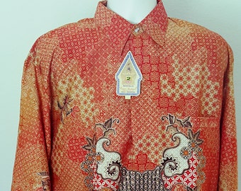 Long sleeve Indonesia Java Batik for men