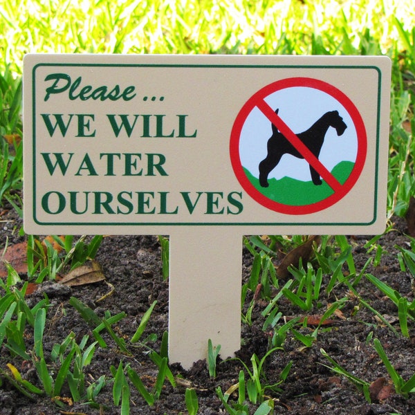 Customized Dog Poop Signs - Etsy
