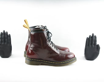 burgundy doc martens