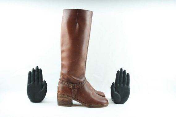 1970s Women Riding Boots/Size 5.5 Riding Boots/Vin