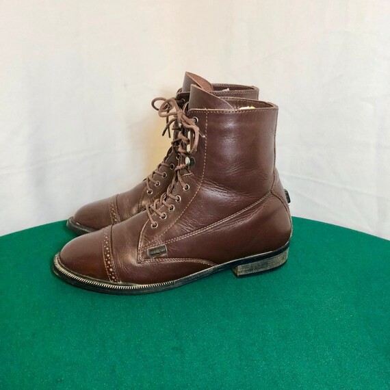 vintage lace up booties