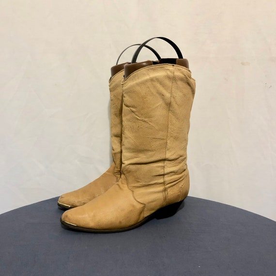 Vintage Boots// Slouch Boots// Size 10 Boots// Wom
