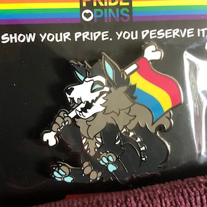 Pride Skully, Fursona Pins Various Flags