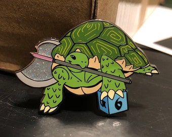 Terrapin Tanker, Tortoise Enamel Pin