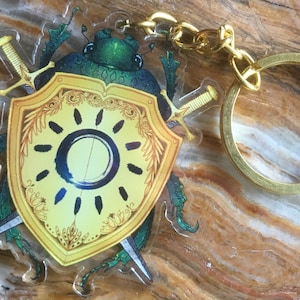 Shield Bug Acrylic Keychain