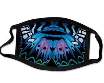 Blue Clipper Butterfly Dust Mask