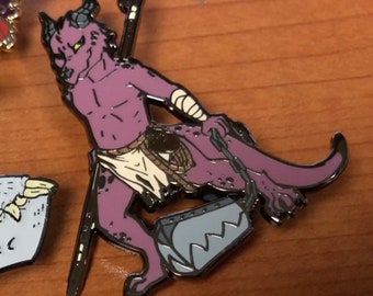 Dungeons And Dragons Reptile Kobold Monster Enemy Enamel Pin