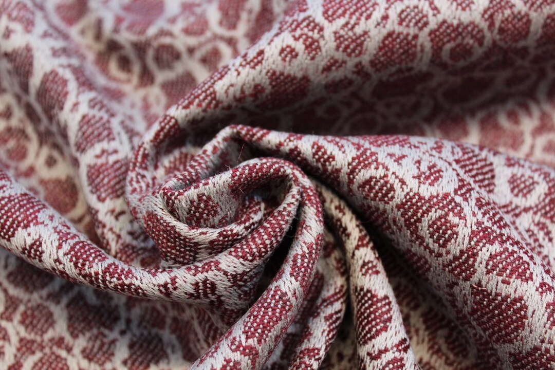 100% Wool Fancy Jacquard Loom Woven Fabric | DZ15 - Etsy