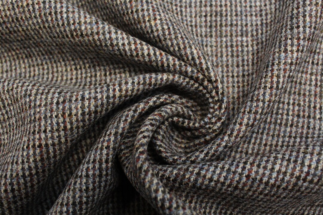 Infinity Design Tweed 100% Wool Classic Tweed Design Fabric | DQ27 - Etsy
