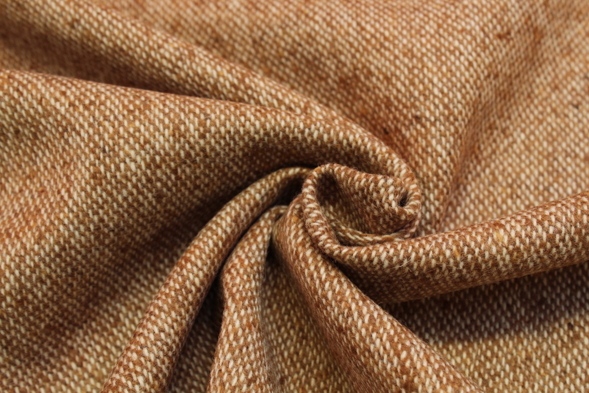 100 Pure New Wool Soft Donegal Tweed Fabric CZ77 Etsy