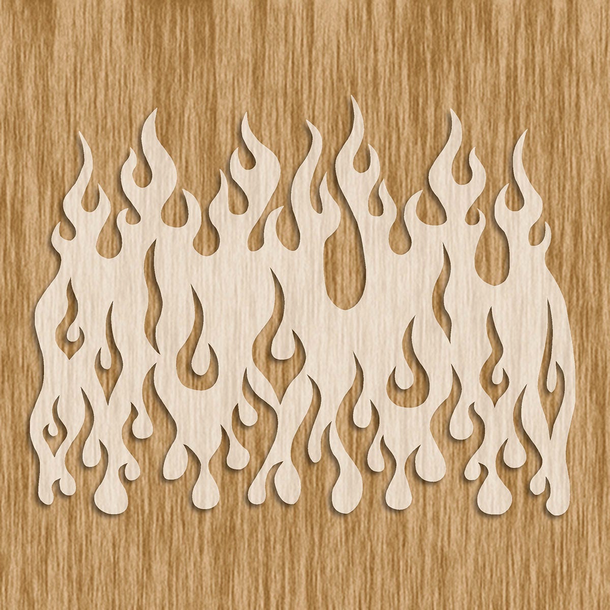 Fire / Flame Stencil Sku N0107 8.5 x 11 | Etsy