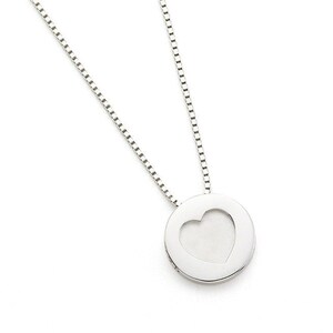 Sterling Silver 925 Heart Pendant Necklace, Valentine’s Day gift, Sterling Silver 925 Heart Necklace, Love Heart Pendant Necklace