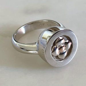 Sterling Silver 925 Flower Ring, Flower Power, Flower Ring