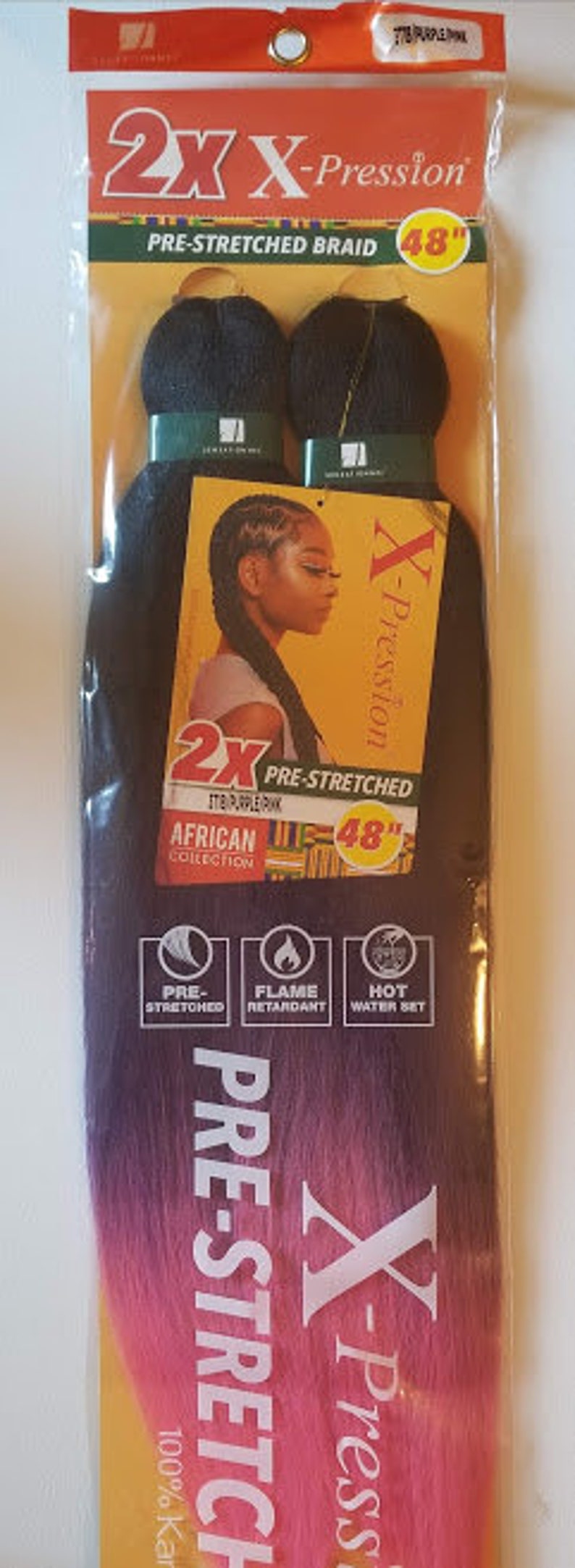 Sensationnel Xpression 100 Kanekalon Braiding Hair Etsy