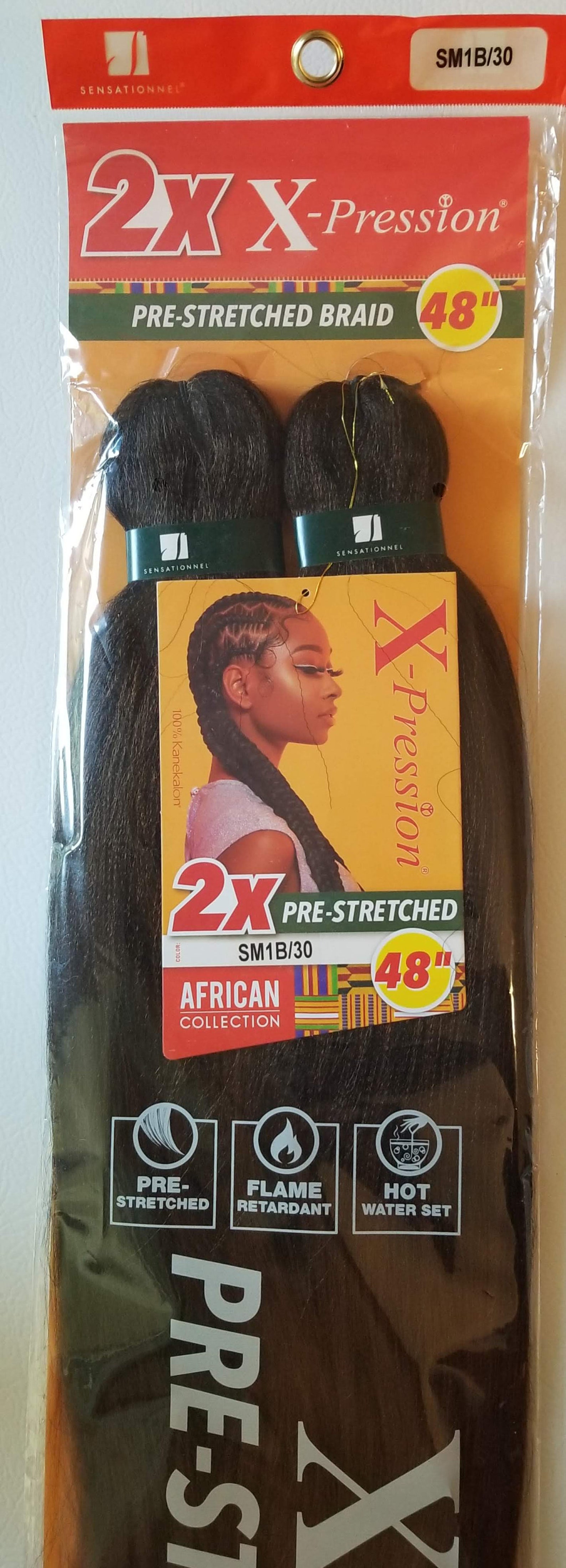 Sensationnel Xpression 100 Kanekalon Braiding Hair Etsy