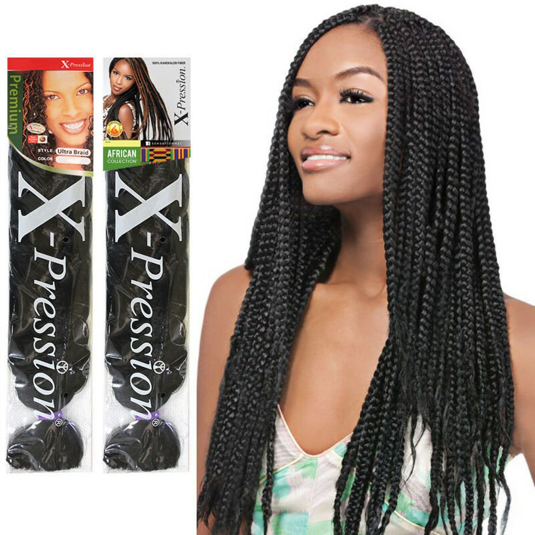 Sensationnel X-pression 100% Kanekalon Braiding Hair 82 - Etsy Israel Sensationnel X-pression 100% Kanekalon Braiding Hair 82 - Etsy Israel