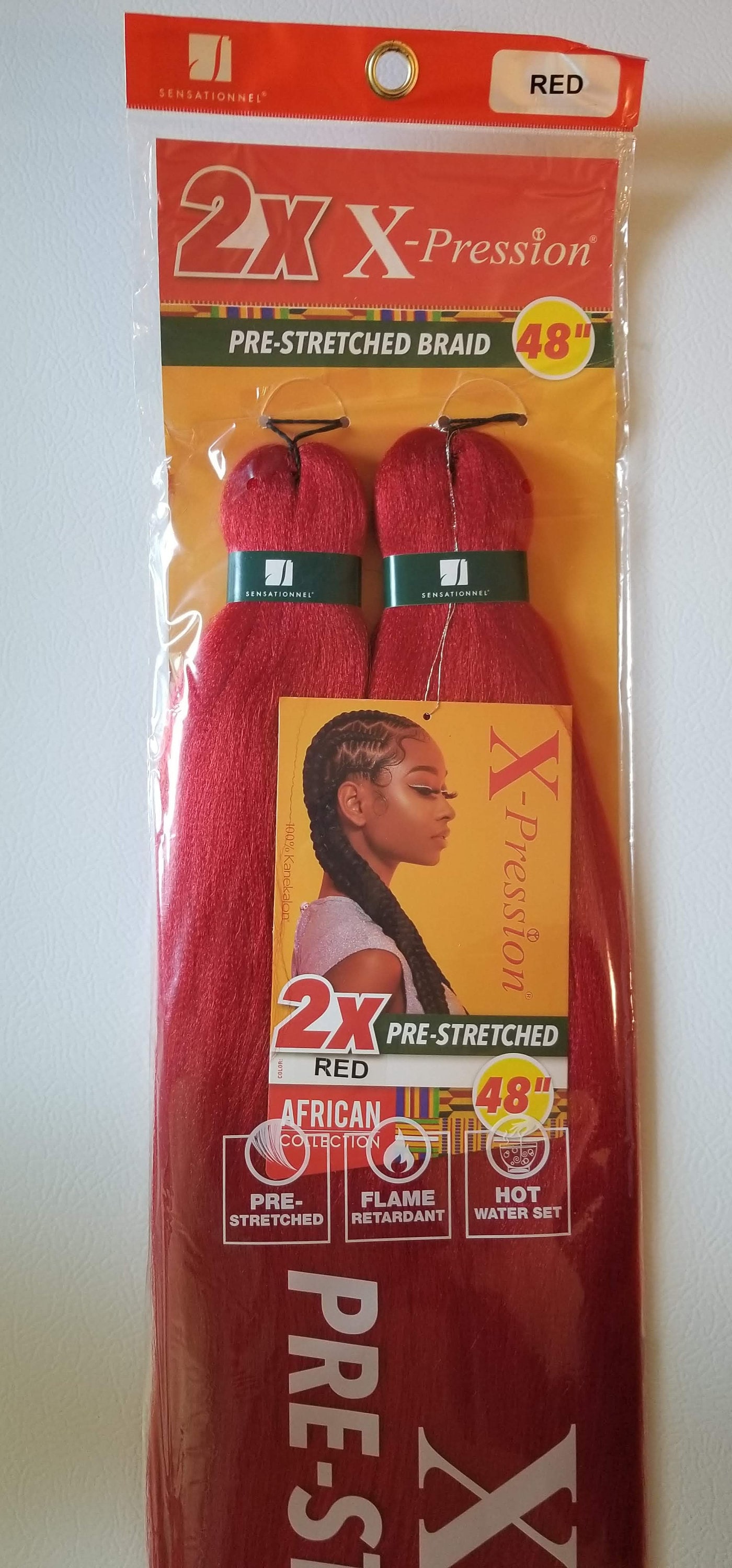 Red braiding hair outlet