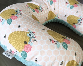 bumble bee nursing pillow