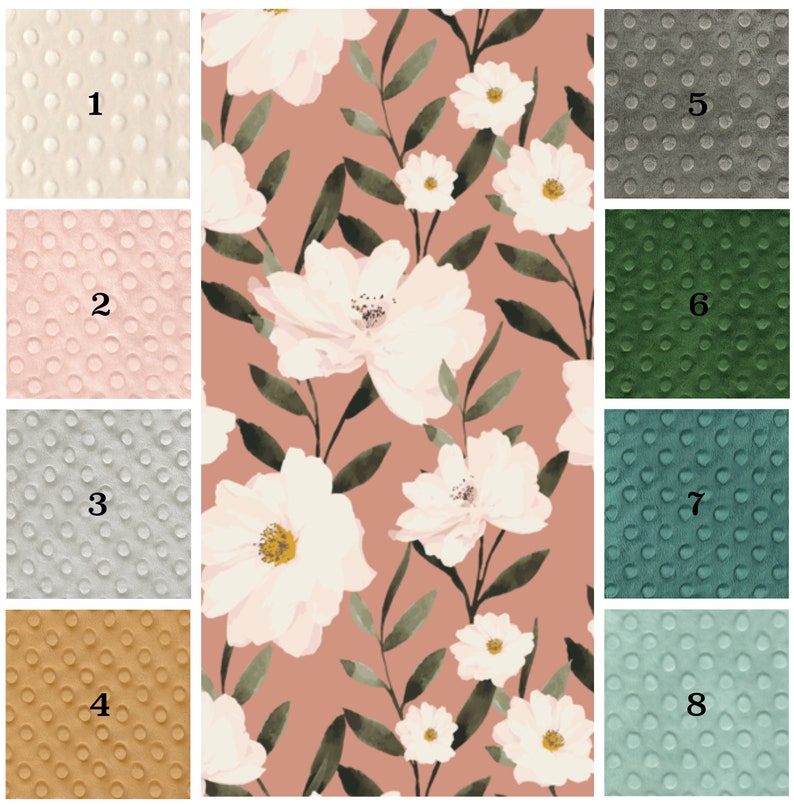 Desert Wildflower Baby Bedding Crib Sheet Changing Pad Cover Baby Blanket Nursing Pillow Cover Car Seat Canopy Lovey Newborn Lounger Cover