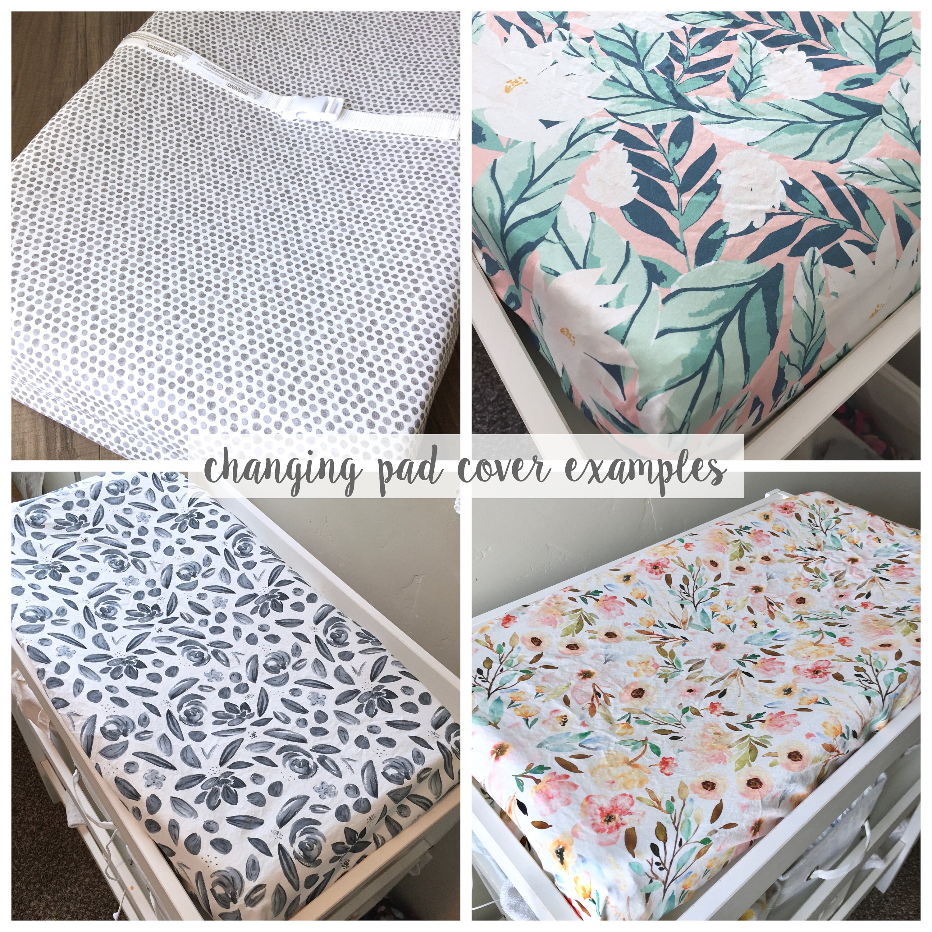 Red Pink Floral Baby Bedding Crib Sheet Changing Pad Cover Etsy