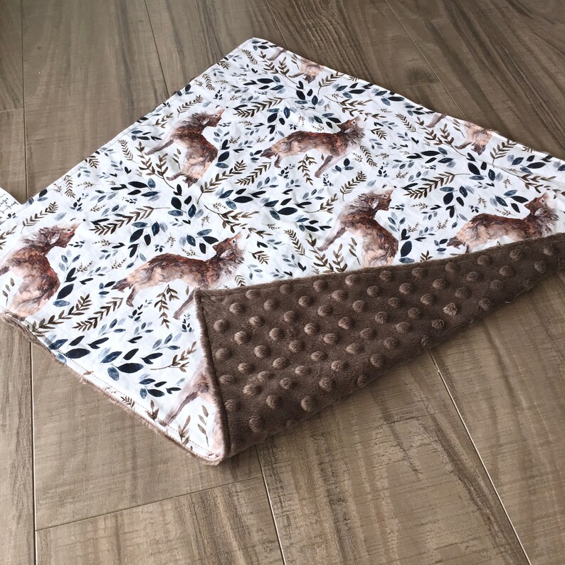 Gray Wolf Baby Bedding Wolf Crib Sheet Wolf Boppy Cover Boy Etsy